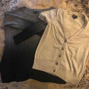 Bundle American Eagle sweater & cardigan